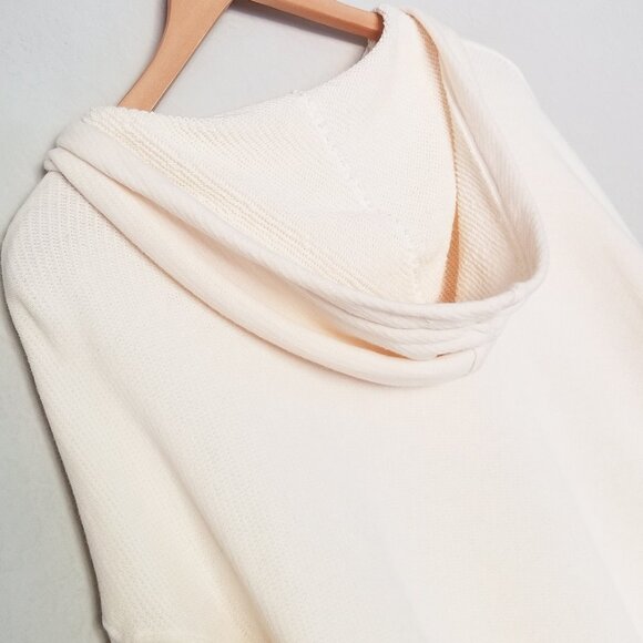 Madewell MWL Airyterry Hoodie Sweatshirt: Stripe-Sleeve Edition Small Cotton $80 - Picture 12 of 16